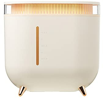Humidificador Humidificador de Aire eléctrico con Fragancia Escritorio for el hogar, Boquilla Doble 2L, Carga USB, difusor Aroma inalámbrico batería 3600mAh