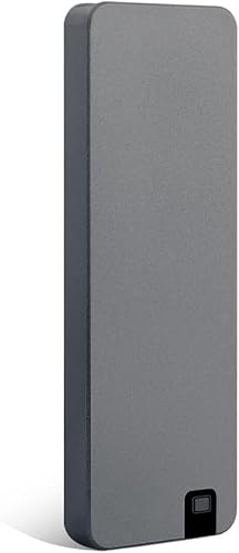 AMAZINK Disque SSD externe portable de 2 To, jusqu'à 500 Mo/s, USB-C et USB-A 3.2 Gen 2, aluminium, étanche IP68, disque SSD résistant aux chocs