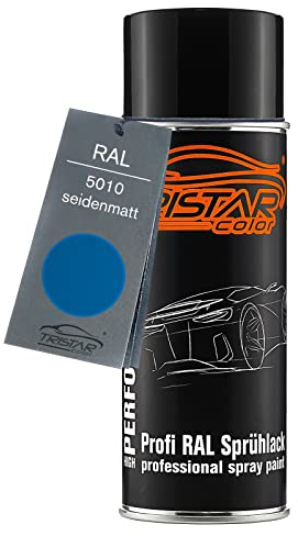 TRISTARcolor RAL 5010 Enzianblau Spraydose 400 ml seidenmatt schnelltrocknend