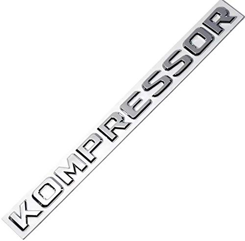 Anderes Kompressor-Chrom-Emblem CLK SLK SL CLS ML GL A B C E S Klasse Mercedes