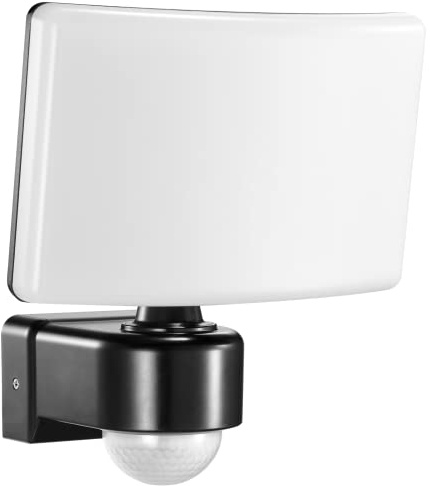 Adviti TOS Led Strahler mit Bewegungsmelder Aussen IP65 (Schwarz)