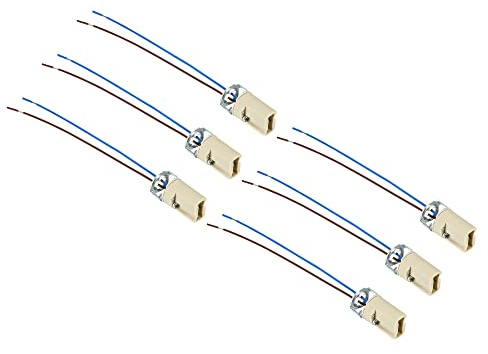 PATIKIL G9 Steckdose 6Pack Glühbirne Beleuchtung Ersatz mit 140mm für LED-Glühbirne