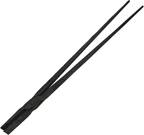 Tenazas de herrero,Tenaza de forja Ponga de herrero de nariz plana de herrero for forra de herrero de 700 mm de longitud de 1,5 kg de herrero negro de herrero negro se puede calentar ingeniero de herr