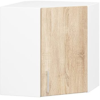 AKORD Mobile da cucina Lima | Armadio cucina ad angolo 58x60 cm | Funzionale | Resistente | Design moderno | Per cucine grandi e piccole | Facile da pulire | Abbinabile ad altri mobili della gamma