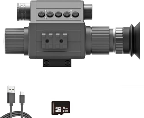 Megaorei M5 Digital Day And Night Vision Hunting Rifle Scope HD1080P Hunting Camera Monocular 50mm Lens and Built-in 850nm IR
