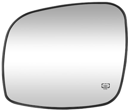 Senzeal Driver Side Heated Mirror Glass Replacement for Dodge Grand Caravan 2008-2020 Chrysler Town Country 2008-2016 RAM CV 2012-2015 Volkswagen Routan 2009-2014 68026177AB (Left Side)