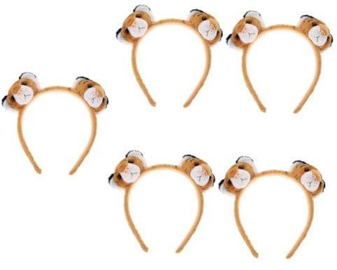 UPKOCH 5st Tierisches Stirnband Requisiten Für Bühnenaufführungen Kopfschmuck Für Die Waldparty Kinderhüte Dschungeltiere Tiara Mädchen Niedlich Pp Baumwolle Haarnadel