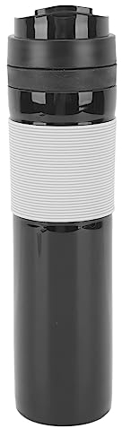 Jerliflyer Prensa de café portátil de viaje, prensa francesa de 300 ml de capacidad para hacer café y té