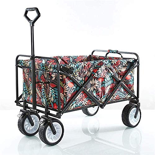 Gartenkarren & -Wagen Gartentrolley Faltbarer Wagen Schwerer Klappwagen Für Camping Reise Strand Gartenwagen