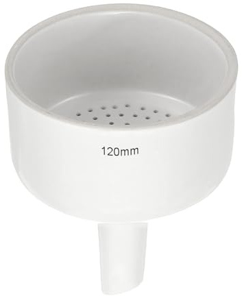 PATIKIL Embudo Büchner De Porcelana, Embudo De Filtración Separatoria Büchner Para Laboratorio, Experimentos, Blanco, OD. 120mm ID. 112mm