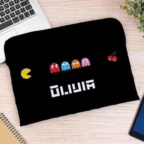 Wanapix | Laptoptasche 15/16 Zoll | Laptoptasche | Personalisiert | Lehrergeschenke | Retro-Videospiel Pcmn