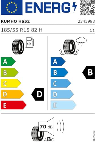 185/55R15 82H Ecsta HS52