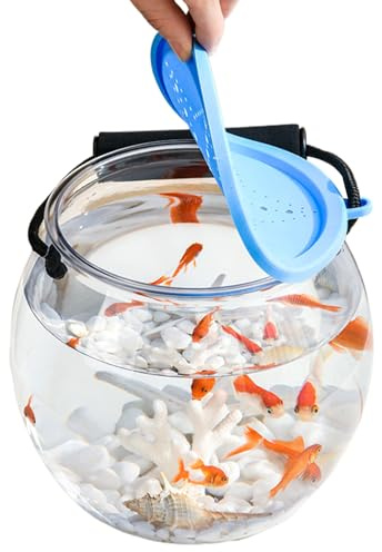 CGACCSD Contenedor de transporte de peces – Pequeño acuario | Recipiente transparente transpirable para acuarios en casa, escritorio al aire libre