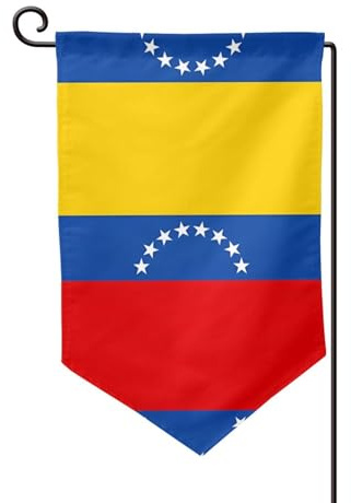 Bandera de Venezuela para exteriores, bandera duradera para patio, decoración de verano, perfecta para jardín y patio al aire libre