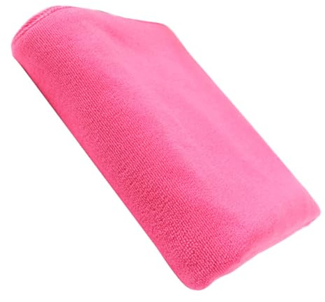 Mikrofaser Haartrocknungshandtuch 30x70cm Rosa, Saugstark | Schnelltrocknend für Baden und Gesichtsreinigung, Weiches Mikrofasertuch