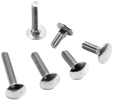 Bulloni a testa tonda con testa larga in acciaio inossidabile M6 M8 M10 M12 DIN603, 2-40 pezzi(M6x60-20Pcs)