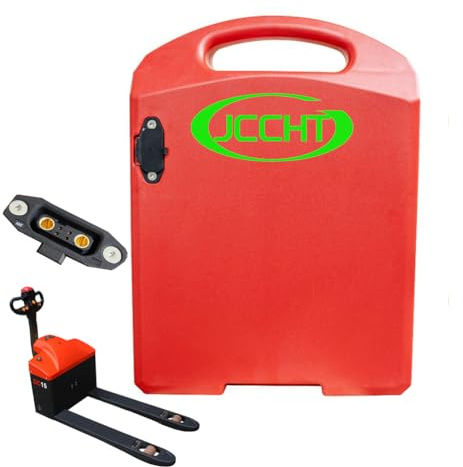 JCCHT Batterie Li-ION 48 V 15 Ah 20 Ah pour transpalette électrique, 24 V 20 Ah 30 Ah pour Chariot élévateur, Accessoire de Remplacement intégré pour Transporteur CBD15/CBD20,24v30ah