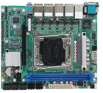 ZYKEJJDDAK ITX Cartes mères 10 SATA RAID 6 x 2,5 Go Port réseau rapide pour serveurs applications routeurs cartes mères