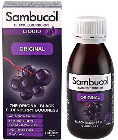 Sambucol Black Elderberry Original Liquid, 120 ml
