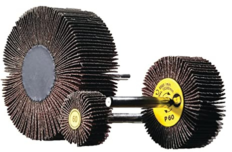 10 roue a lamelles 32220 toile abrasive/tige diam 6-80 x 30mm grain 80