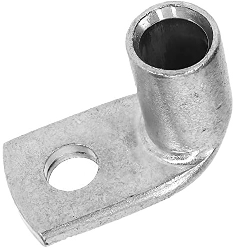 Kalitec 10x Rohrkabelschuhe Gewinkelt 95mm² M8 - Kupfer Quetschkabelschuhe | 90° Presskabelschuhe aus verzinntem Kupfer, DIN EN 13600 Qualität für Kfz & Solar, robuste Kabelquetschverbinder 10 Stück