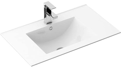 Rea LAVABO DA INCASSO DAFNE 60 Lavabo Bagno 615 x 465 x 170 mm Ceramica (Bianco)