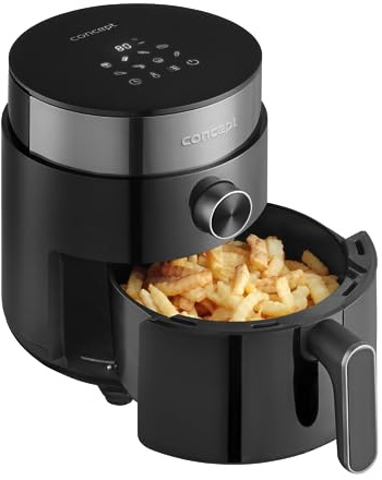 Concept FR2500 friteuse Unique 2,5 L 1200 W Friteuse d’air chaud Noir