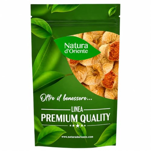 NATURA D'ORIENTE Fichi Secchi 500g Frutta Essiccata | Fichi essiccati selezionati • Ideali come snack e per ricette dolci