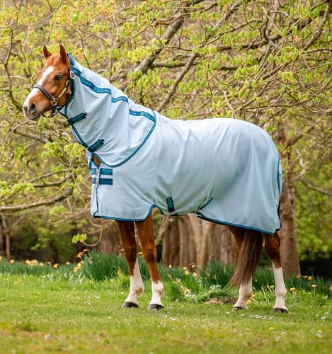 Horseware® Amigo® Fliegendecke gegen Insekten, 0 g, Azurblau/Marineblau und Elektroblau, 175,3 cm