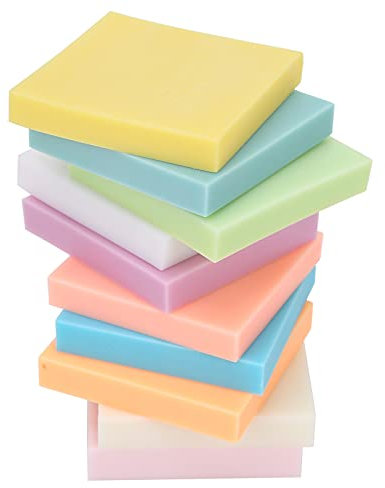 10 Stück Gummistempel-Schnitzblöcke, Schnitzblöcke aus Gummi, geschnitzter Ziegel, farbige Gummi-Ziegel-Gravur, weicher Stempelblock, geschnitztes Bastelzubehör