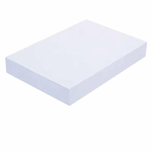100 Blatt Hochweißes A4-Druckerpapier, Dickes Doppelseitiges Kopierpapier mit Glättender Haptik für Geschäftliche Büroarbeiten (A4)