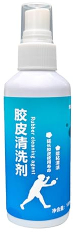 Tischtennisschläger-Reiniger, 100 Ml PingPong-Paddel-Reiniger, Tischtennis-Paddel-Reiniger, Leistungsstarker Tischtennis-Gummi-Reiniger, Entfernt Staub, Schmutz, Fett, Fingerabdrücke