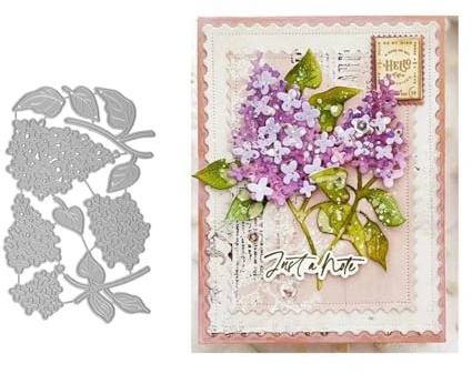 Flieder Blumen Stanzschablonen Blumen Stanzen für DIY ScrapBooking Album Dekorative Papier Handwerk und Karten Herstellung