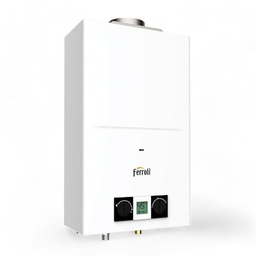 Briconess.com Scaldabagni scaldacqua murale a Gas tiraggio Naturale Camera Aperta Pegaso Eco 14 gpl Ferroli
