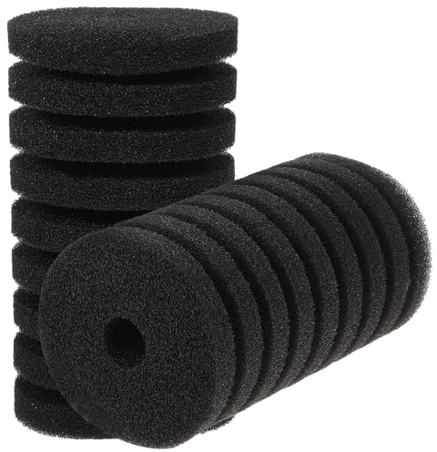 Toddmomy Aquariumschwamm 2 Stück Große Runde Ersatzschwämme Hohe Haltbarkeit Und Praktisches Design Für Aquarien