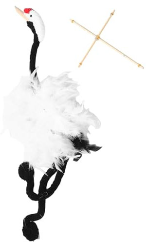Handgefertigte Kran Marionette Puppet - Weiche Holzpuppe Mit Pull -Saiten | Pädagogisches Interaktives Handwerksspielzeug Für Kinder, Kleinkinder, Kreatives Lernen, Rollenspiel Und Fertigkeitsaufbau