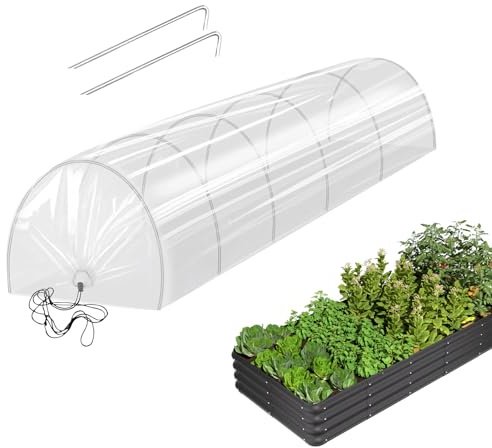 Tunnel-Gewächshaus – 2 in 1 Gewächshaus | Sonnenschutz für Dateien mit kleinem Bügel für Garten Hof Balkon
