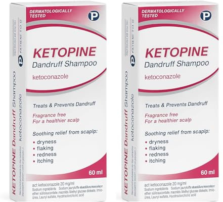 Ketopine Anti-Dandruff Shampoo 60ML - Pack of 2