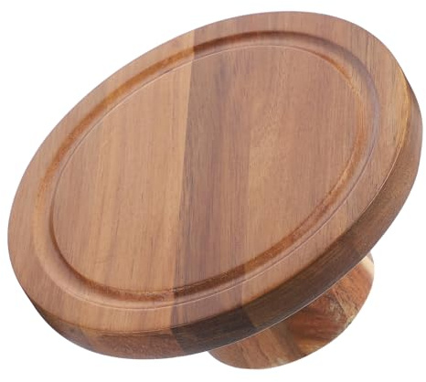 ABOOFAN Soporte para Pasteles de Madera Base, Bandeja de Postres