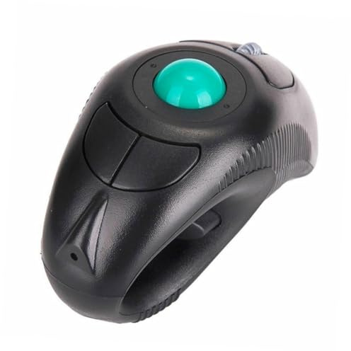 Angoily Souris Trackball sans Fil Ergonomique Portable à Pouce Contrôlé Design Ambidextre Fatigue Oculaire et Articulation Compatible PC Portable