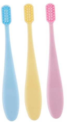 Toyvian 6piezas Cepillo de Dientes Cerdas Suaves Portátil y Antideslizante para Entrenamiento de Bebés Unidades por Herramienta de Limpieza Dental para Cuidado Bucal