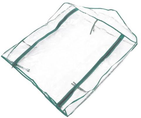 ibasenice Housse de Remplacement pour Serre Mini Jardin Couches PVC Imperméable Protection Plantes Résistante UV