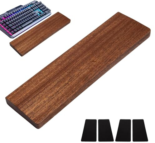 wlsvega Handauflage Tastatur - Wrist Rest - Handgelenkauflage - 30 cm, Rutschfestes Design, Ergonomisch, Geeignet zum Tippen und Spielen Im BüRo, Geeignet FüR 70% Aller Tastaturen