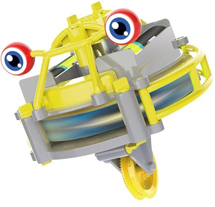 Jouet Monocycle À Corde Raide – Monocycle Gyroscope Électrique, Spinner du Bout des Doigts 2 en 1, Jouet De Technologie Noire Fantaisie | Gadget De Bureau Amusant pour, Adultes, Collectionneur
