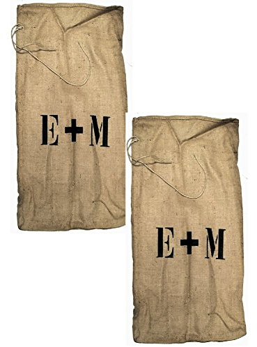 Armeeverkauf 2 Sacos de Yute del ejército Suizo, protección para Plantas, Manualidades de jardín, diseño E+M