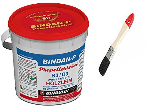 BINDAN-P Propellerleim® -das Original inklusive 1 Pinsel von E-Com24 zum Auftragen (350 gr.)