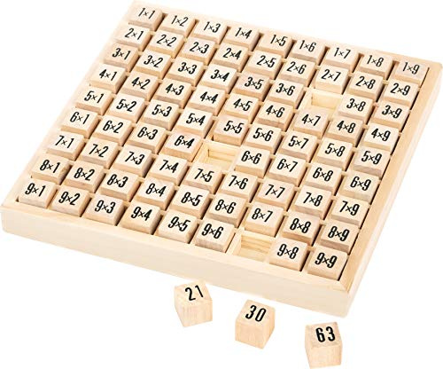 small foot Rechenbrett Das kleine 1x1 aus Holz, auf spielerische Art und Weise Rechnen lernen, ab 6 Jahren, 10953