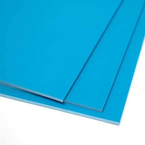 Artway Weich Geschnittenes Polymer A3 Blätter - Traditionelle Lino Alternative - Ideal für Druckgrafik/Linoldruck - Packung mit 3 Blättern - Blau
