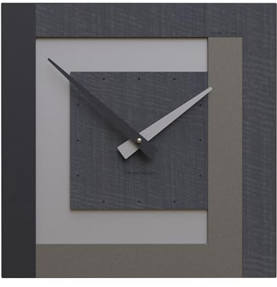 CalleaDesign 40 cm Wanduhr Clock40 Grauer Dornbusch