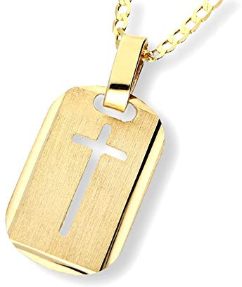 mk-silber Details zu Echt 585 Gold ANHÄNGER, KREUZ Gelbgold 14 Karat, Kinder Taufe, Komunion